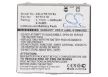 Casio BTR721B helyettesítő mobiltelefon akkumulátor (Li-ion, 3.7V, 600mAh / 2.22Wh) - Utángyártott