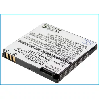   HTC DIAM100, DIAM160 helyettesítő mobiltelefon akkumulátor (Li-ion, 3.7V, 900mAh / 3.33Wh) - Utángyártott
