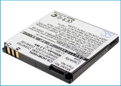 HTC DIAM100, DIAM160 helyettesítő mobiltelefon akkumulátor (Li-ion, 3.7V, 900mAh / 3.33Wh) - Utángyártott