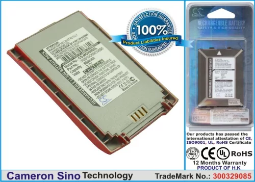 Motorola V690 készülékhez mobiltelefon akkumulátor (Li-ion, 3.7V, 650mAh / 2.41Wh) - Utángyártott