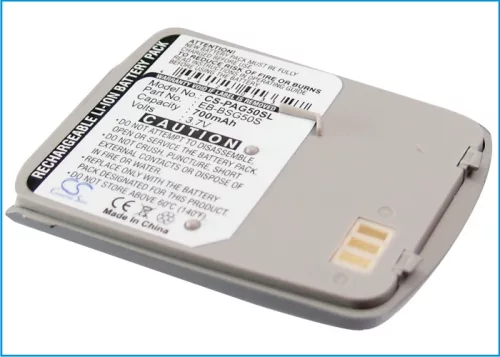 Panasonic EB-BSG50S helyettesítő mobiltelefon akkumulátor (Li-ion, 3.7V, 700mAh / 2.59Wh) - Utángyártott