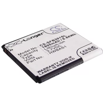   SoftBank HWBAS1 helyettesítő mobiltelefon akkumulátor (Li-ion, 3.7V, 1800mAh / 6.66Wh) - Utángyártott