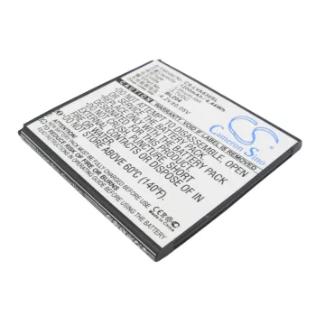   Lenovo BL204 helyettesítő mobiltelefon akkumulátor (Li-ion, 3.7V, 1200mAh / 4.44Wh) - Utángyártott