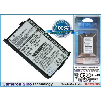   Kyocera TXBAT10052 helyettesítő mobiltelefon akkumulátor (Li-ion, 3.7V, 750mAh / 2.78Wh) - Utángyártott