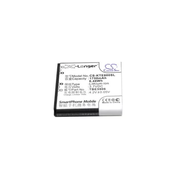   K-Touch TBW5915A helyettesítő mobiltelefon akkumulátor (Li-ion, 3.7V, 1750mAh / 6.48Wh) - Utángyártott