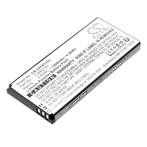Linkvil YJ563170 helyettesítő mobiltelefon akkumulátor (Li-Polymer, 3.8V, 1200mAh / 4.56Wh) - Utángyártott