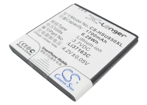 Hisense Li37163C helyettesítő mobiltelefon akkumulátor (Li-ion, 3.7V, 1700mAh / 6.29Wh) - Utángyártott