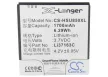 Hisense Li37163C helyettesítő mobiltelefon akkumulátor (Li-ion, 3.7V, 1700mAh / 6.29Wh) - Utángyártott