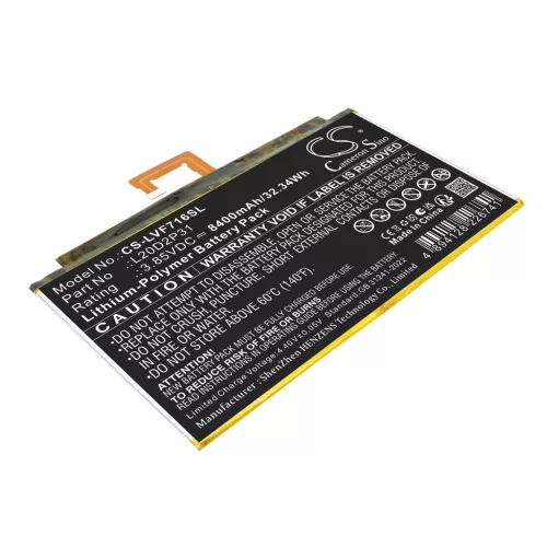 Lenovo SB16C83602 helyettesítő tablet akkumulátor (Li-Polymer, 3.85V, 8400mAh / 32.34Wh) - Utángyártott