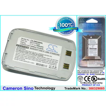   Samsung BST2169SE helyettesítő mobiltelefon akkumulátor (Li-ion, 3.7V, 850mAh / 3.15Wh) - Utángyártott