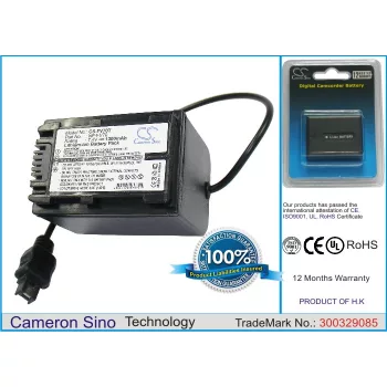   Sony NP-FV70 helyettesítő akkumulátor (Li-ion, 7.4V, 1300mAh / 9.62Wh) - Utángyártott