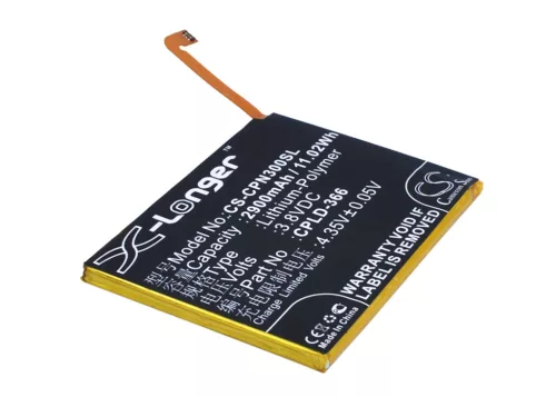 Coolpad CPLD-366 helyettesítő mobiltelefon akkumulátor (Li-Polymer, 3.8V, 2900mAh / 11.02Wh) - Utángyártott