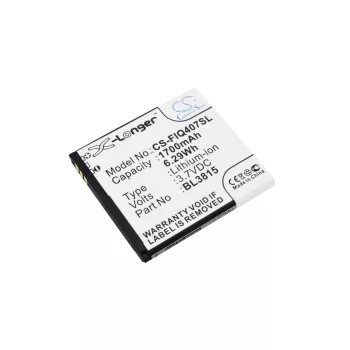   Fly BL3815 helyettesítő mobiltelefon akkumulátor (Li-ion, 3.7V, 1700mAh / 6.29Wh) - Utángyártott