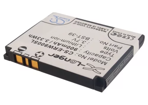 Sony Ericsson BST-39 helyettesítő mobiltelefon akkumulátor (Li-ion, 3.7V, 900mAh / 3.33Wh) - Utángyártott