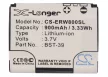 Sony Ericsson BST-39 helyettesítő mobiltelefon akkumulátor (Li-ion, 3.7V, 900mAh / 3.33Wh) - Utángyártott