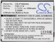 Pantech PBR-51B helyettesítő mobiltelefon akkumulátor (Li-ion, 3.7V, 1500mAh / 5.55Wh) - Utángyártott