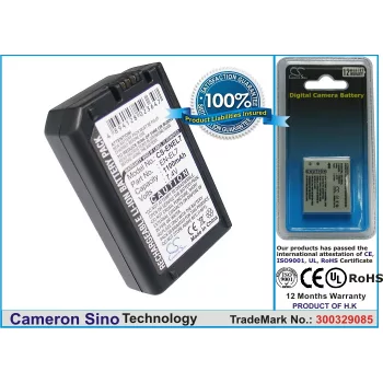   NiKon EN-EL7 helyettesítő akkumulátor (Li-ion, 7.4V, 1100mAh / 8.14Wh) - Utángyártott