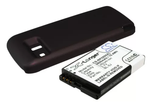 Nokia BL-5J helyettesítő mobiltelefon akkumulátor (Li-ion, 3.7V, 2800mAh / 10.36Wh) - Utángyártott