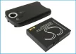 O2 PU16A helyettesítő mobiltelefon akkumulátor (Li-Polymer, 3.7V, 4800mAh / 17.76Wh) - Utángyártott