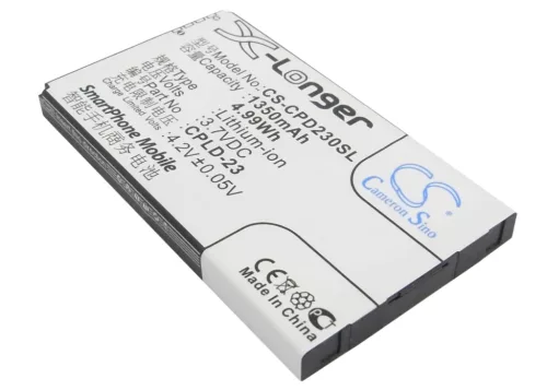 Coolpad CPLD-23 helyettesítő mobiltelefon akkumulátor (Li-ion, 3.7V, 1350mAh / 5Wh) - Utángyártott
