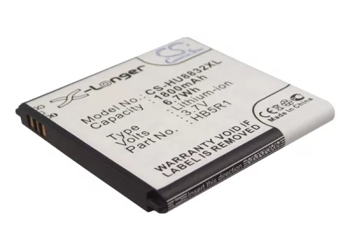 Huawei HB5R1H helyettesítő mobiltelefon akkumulátor (Li-ion, 3.7V, 1800mAh / 6.66Wh) - Utángyártott