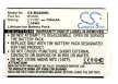 Siemens M300, M315 készülékekhez mobiltelefon akkumulátor (Li-ion, 3.7V, 700mAh / 2.59Wh) - Utángyártott
