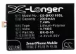 BBK BK-B-55 helyettesítő mobiltelefon akkumulátor (Li-Polymer, 3.7V, 2000mAh / 7.4Wh) - Utángyártott