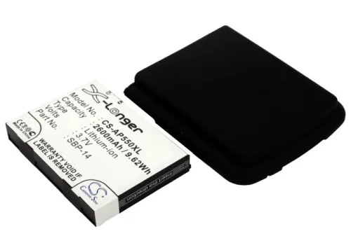Asus SBP-14 helyettesítő mobiltelefon akkumulátor (Li-ion, 3.7V, 2600mAh / 9.62Wh) - Utángyártott