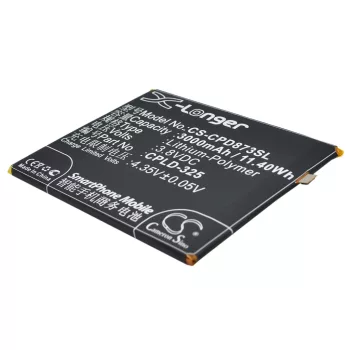   Coolpad CPLD-325 helyettesítő mobiltelefon akkumulátor (Li-Polymer, 3.8V, 3000mAh / 11.4Wh) - Utángyártott