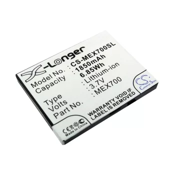   Motorola LEX 700 készülékhez mobiltelefon akkumulátor (Li-ion, 3.7V, 1850mAh / 6.85Wh) - Utángyártott