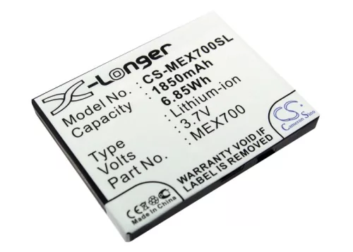 Motorola LEX 700 készülékhez mobiltelefon akkumulátor (Li-ion, 3.7V, 1850mAh / 6.85Wh) - Utángyártott