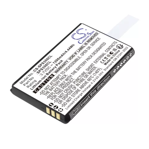 SpectraLink 84743432 helyettesítő mobiltelefon akkumulátor (Li-ion, 3.7V, 1200mAh / 4.44Wh) - Utángyártott