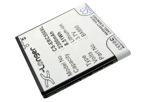 Sony Ericsson BA950 helyettesítő mobiltelefon akkumulátor (Li-ion, 3.7V, 2300mAh / 8.51Wh) - Utángyártott