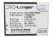 GIONEE BL-G013 helyettesítő mobiltelefon akkumulátor (Li-ion, 3.7V, 1100mAh / 4.07Wh) - Utángyártott