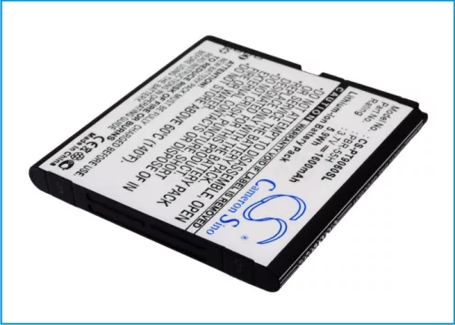 Pantech PBR-55H helyettesítő mobiltelefon akkumulátor (Li-ion, 3.7V, 1600mAh / 5.92Wh) - Utángyártott