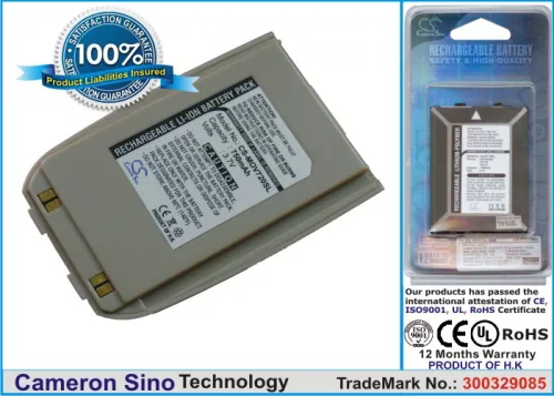 Motorola V720, V730 készülékekhez mobiltelefon akkumulátor (Li-ion, 3.7V, 750mAh / 2.78Wh) - Utángyártott
