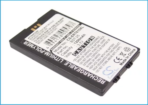 Sony Ericsson BST-25 helyettesítő mobiltelefon akkumulátor (Li-Polymer, 3.7V, 1200mAh / 4.44Wh) - Utángyártott