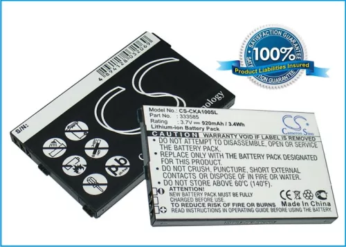 CalComp 333585 helyettesítő mobiltelefon akkumulátor (Li-ion, 3.7V, 850mAh / 3.15Wh) - Utángyártott