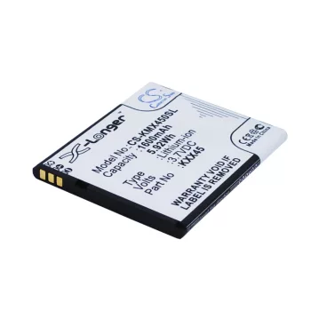   KAZAM KXX45STSBJ004840 helyettesítő mobiltelefon akkumulátor (Li-ion, 3.7V, 1600mAh / 5.92Wh) - Utángyártott