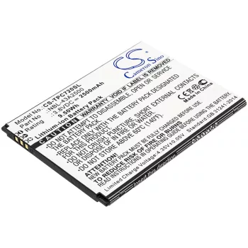   TP-Link Neffos C7s készülékhez mobiltelefon akkumulátor (Li-Ion, 2500mAh / 9.5Wh, 3.8V) - Utángyártott