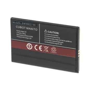   Cubot Manito készülékhez mobiltelefon akkumulátor (Li-Ion, 2350mAh / 8.93Wh, 3.8V) - Utángyártott