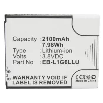   Samsung Baffin készülékhez mobiltelefon akkumulátor (Li-Ion, 2100mAh / 7.98Wh, 3.8V) - Utángyártott