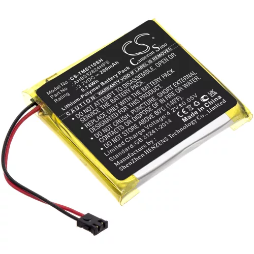 TomTom AHB332824HPS helyettesítő okosóra akkumulátor (Li-Polymer, 200mAh / 0.74Wh, 3.7V) - Utángyártott