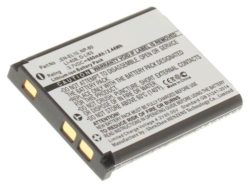 Olympus Li-40, Li-40B helyettesítő telefon akkumulátor (Li-Ion, 660mAh / 2.44Wh, 3.7V) - Utángyártott