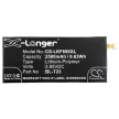 LG BL-T23 helyettesítő mobiltelefon akkumulátor (Li-Polymer, 2500mAh / 9.63Wh, 3.85V) - Utángyártott