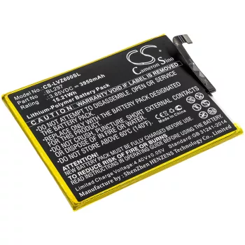   Lenovo BL297 helyettesítő mobiltelefon akkumulátor (Li-Polymer, 3950mAh / 15.21Wh, 3.85V) - Utángyártott