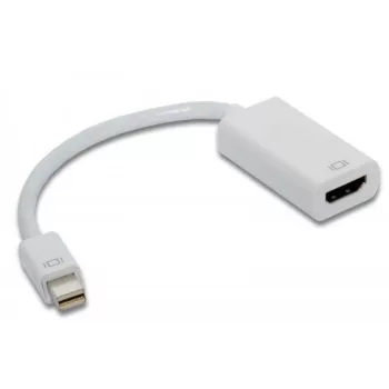   Átalakító kábel (mini-DisplayPort (Apa), HDMI (Anya), 15cm, Fehér) - Utángyártott