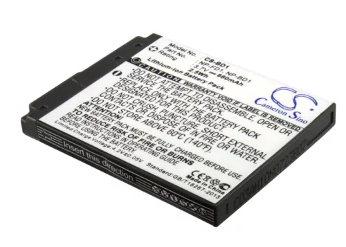 Sony NP-BD1, NP-FD1 helyettesítő akkumulátor (Li-ion, 3.7V, 680mAh) - Utángyártott