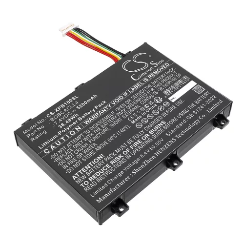 Xplore BOBCACLL4 helyettesítő tablet akkumulátor (Li-Polymer, 7.4V, 5200mAh / 38.48Wh) - Utángyártott