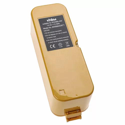 iRobot Create készülékhez takarítógép akkumulátor (NiMh, 2500mAh / 36Wh, 14.4V) - Utángyártott